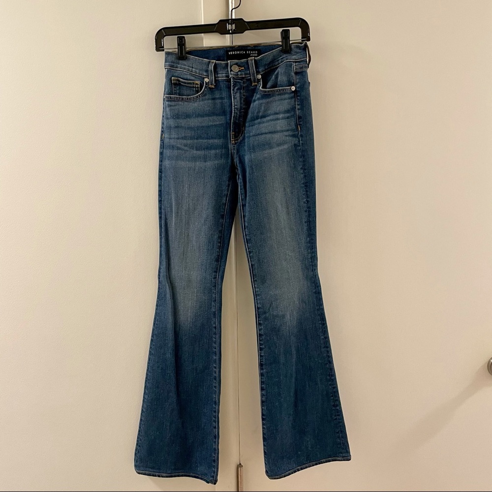 Veronica Beard Beverly Skinny-Flare Jean